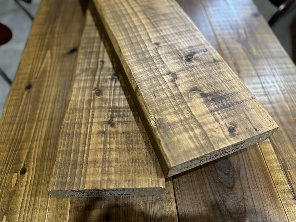 Aging Wood Plank(極厚材) エイジング塗装/ビンテージ加工 長さ1,500mm