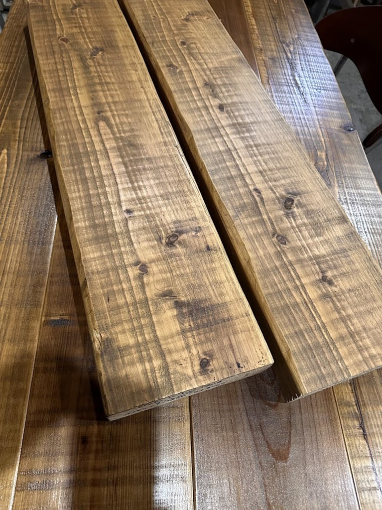 Aging Wood Plank(極厚材) エイジング塗装/ビンテージ加工 長さ1,500mm