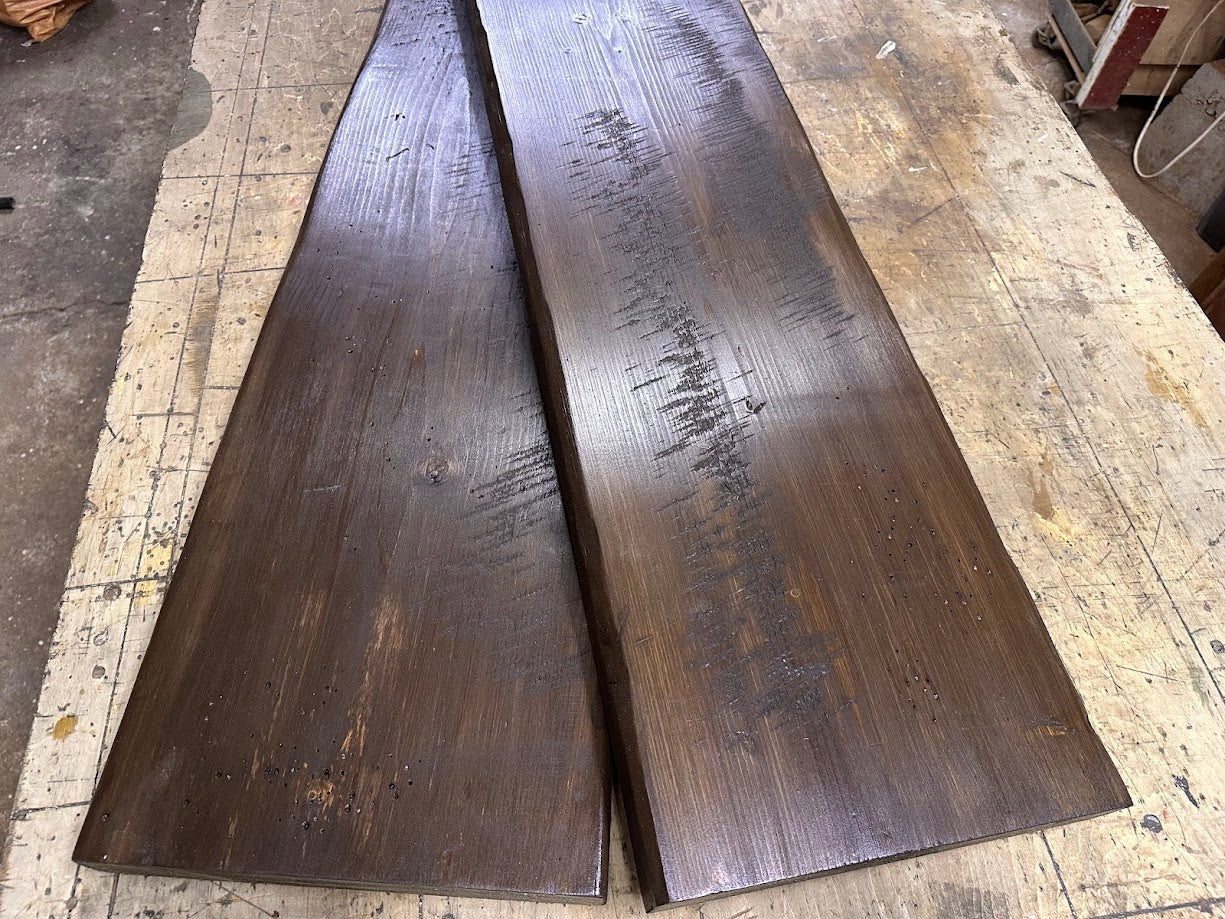 Aging Wood Plank(SPF材) エイジング塗装/ビンテージ加工 2x12x3F 長さ910mm
