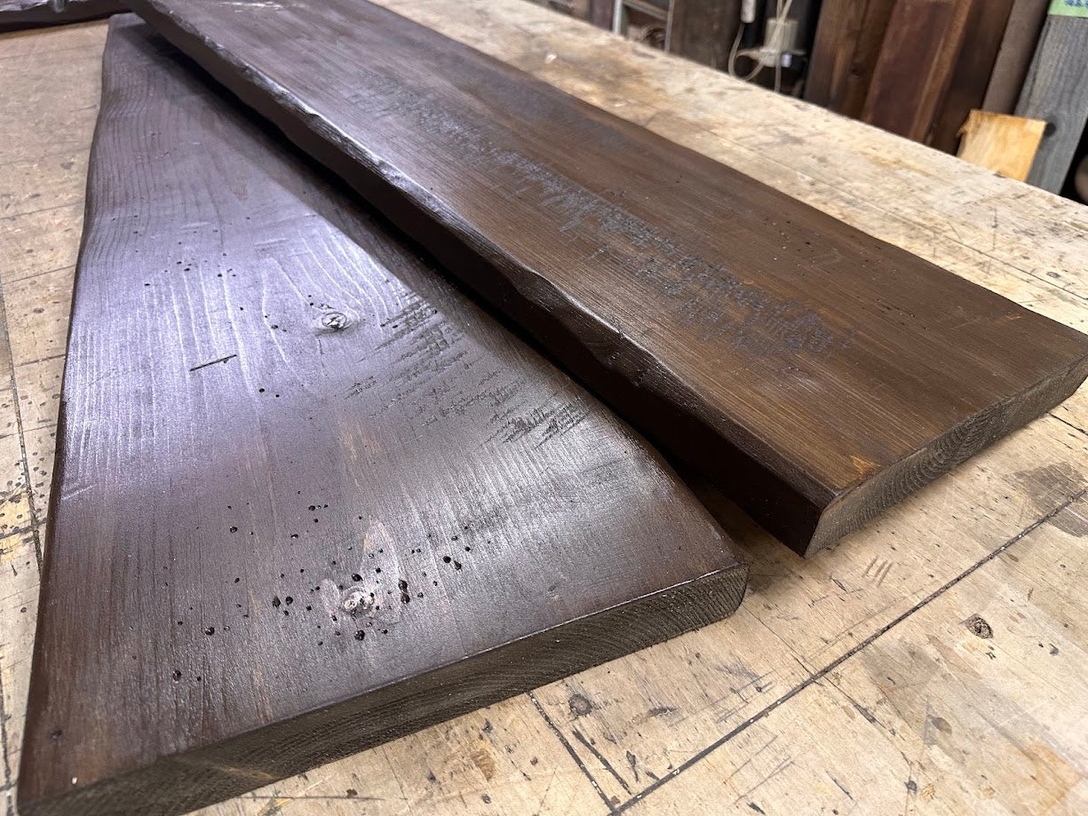 Aging Wood Plank(SPF材) エイジング塗装/ビンテージ加工 2x12x3F 長さ910mm