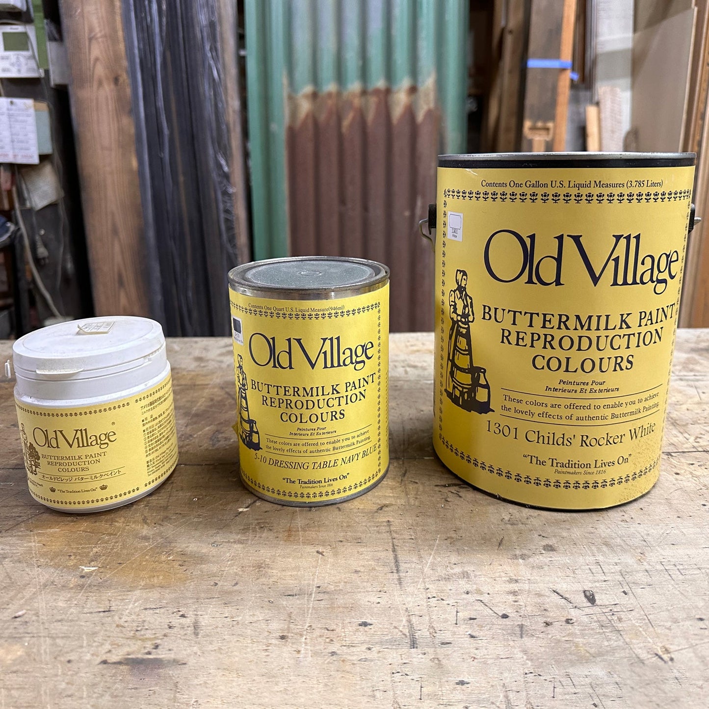 BUTTERMILK PAINT バターミルクペイント 946ml缶(Quart)