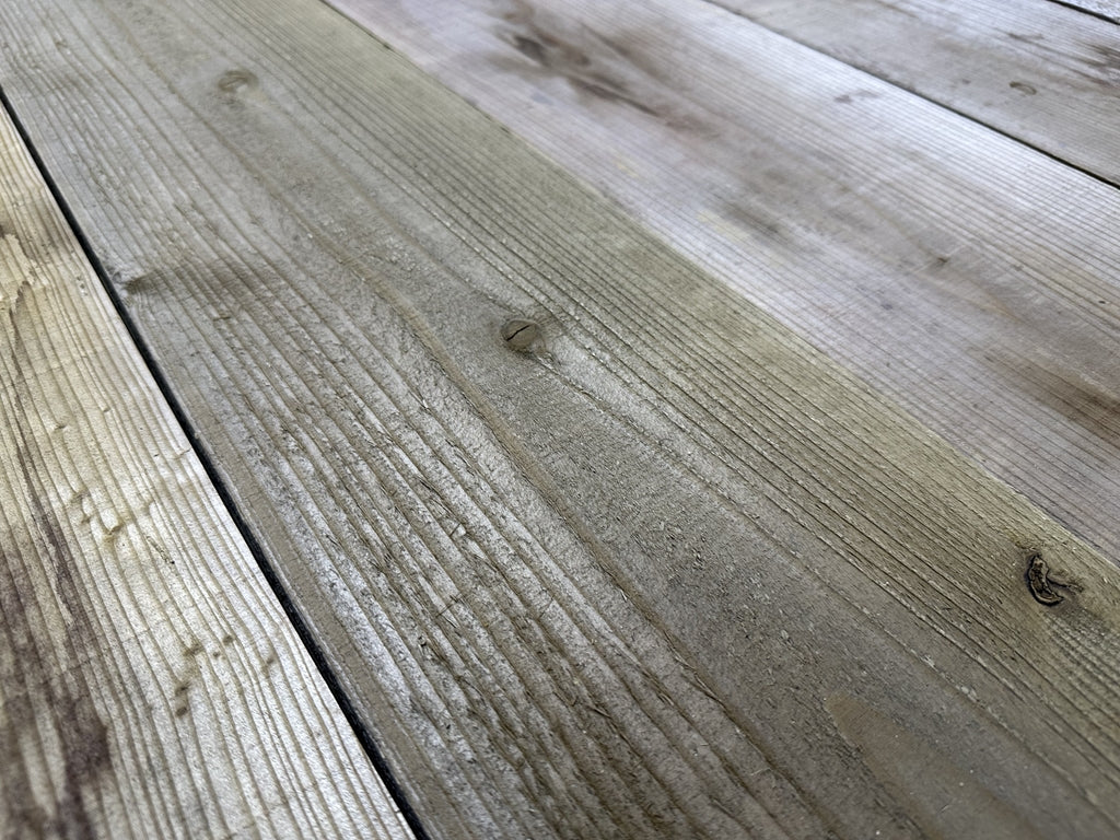 古材足場板 無塗装 不燃加工 厚15mm 幅190mm 長さ1,900mm