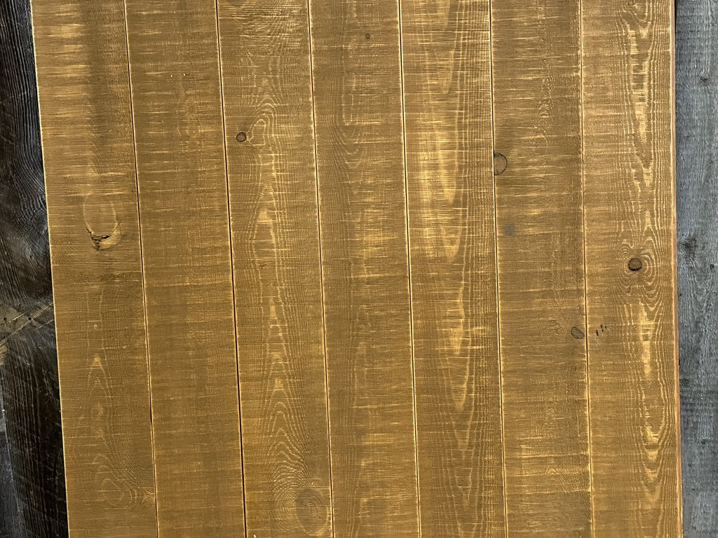 エイジングパイン(サネ加工品)(レッドパイン床材) ラスティックパイン 四方向ホンザネ加工 厚15mm 幅135mm 長さ1,820mm