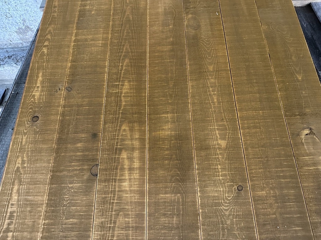 エイジングパイン(サネ加工品)(レッドパイン床材) ラスティックパイン 四方向ホンザネ加工 厚15mm 幅135mm 長さ1,820mm