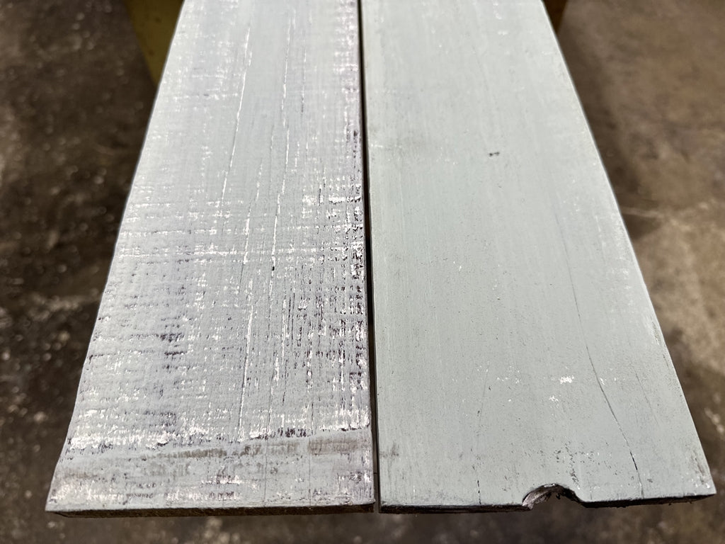 【数量限定30枚】はしけ板古材 ミルクペイント塗装 厚15-20mm 幅100-120mm 長さ1,930mm