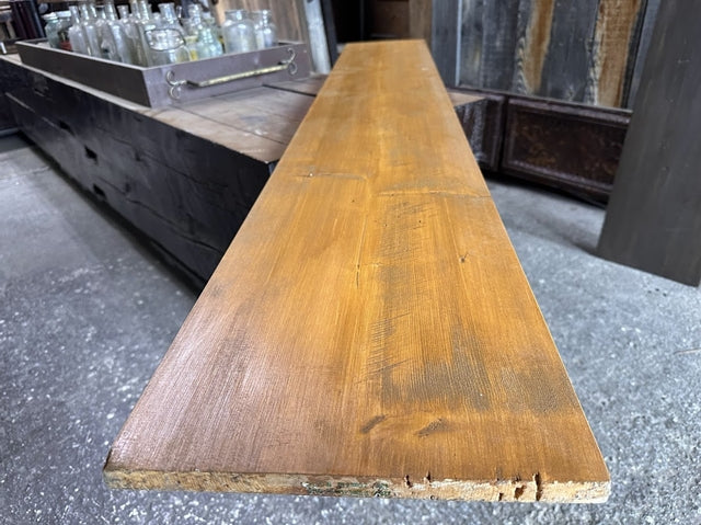 エイジングボード（SPF材）　エイジング塗装/ビンテージ加工　1ｘ12ｘ6F　 厚19mm　幅285mm　長さ1820mm