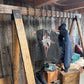 足場板古材2ｘ4で作ったハンガーラック（簡単DIYで作る！！）