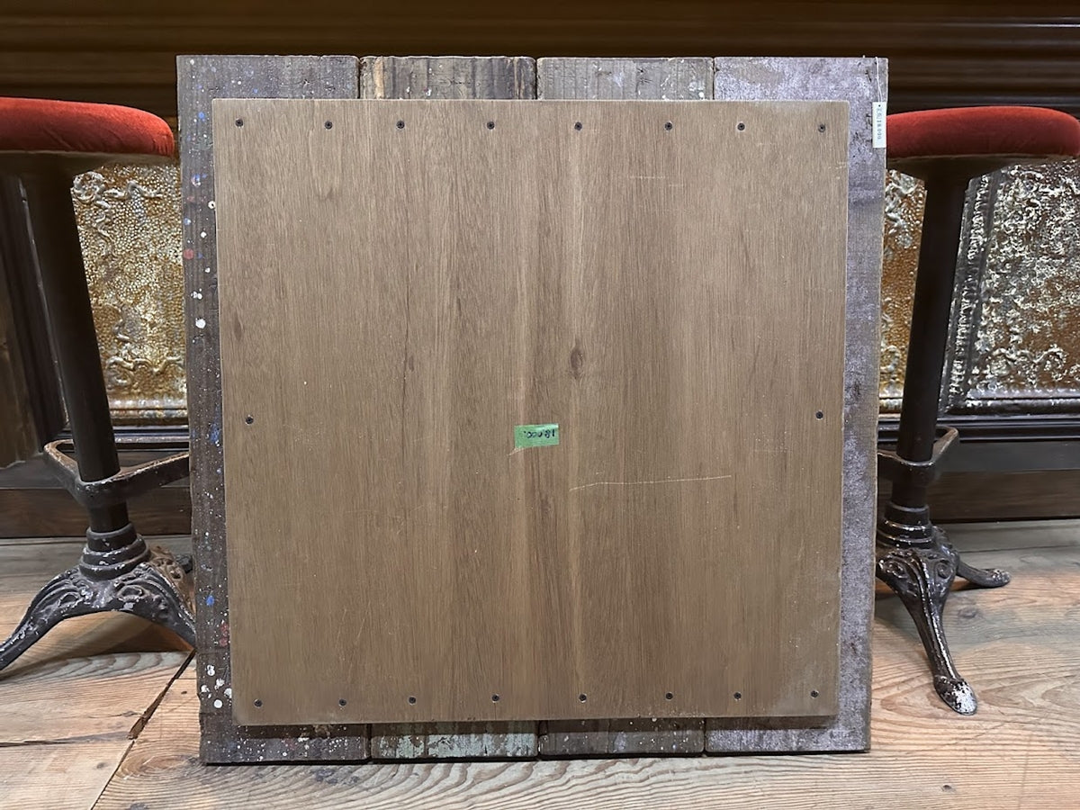 ラスティック古材天板　足場板古材で作ったテーブルトップ！